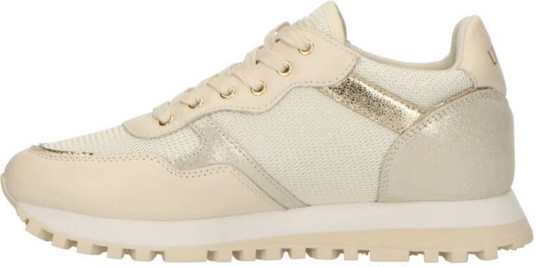 Liu Jo Wonder 01 leren sneakers ecru