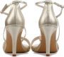 Lodi Sandalen Dames Damesschoenen Leer Naaldhak hoogte 8 cm Idaire met Goud - Thumbnail 7