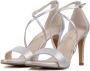 Lodi Sandalen Dames Damesschoenen Leer Naaldhak hoogte 8 cm Idaire met Zilver - Thumbnail 7
