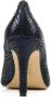 Lodi Pumps Stiletto Dames Damesschoenen Leer Slangenprint Naaldhak hoogte 8 cm Rami-39 Zwart - Thumbnail 6