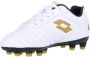 Lotto Milano 700 AGM Junior voetbalschoenen wit goud Imitatieleer 31 - Thumbnail 3