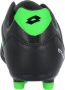 Lotto Stadio 300 III senior voetbalschoenen zwart groen - Thumbnail 2