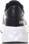 Love Moschino Crystal love chunky leren sneakers zwart - Thumbnail 3