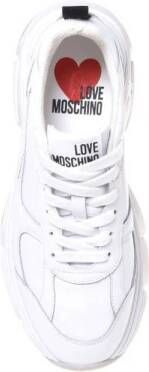 Love Moschino Stardust sneakers wit