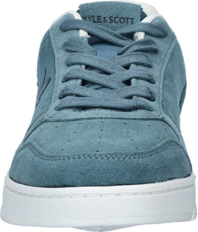 Lyle & Scott suède sneakers blauw