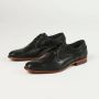 Manfield Black Label leren veterschoenen zwart - Thumbnail 4