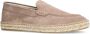Manfield Heren Beige suède espadrilles - Thumbnail 4