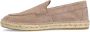 Manfield Heren Beige suède espadrilles - Thumbnail 5