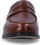Manfield Dames Burgundy lakleren loafers - Thumbnail 2