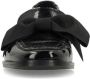 Manfield Dames Zwarte lakleren loafers met strik - Thumbnail 4