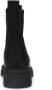 Manfield Zwarte leren chelsea boots - Thumbnail 3