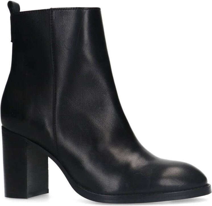 zwarte hak enkellaarsjes