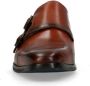 Manfield Heren Cognac gespschoenen van leer - Thumbnail 3