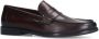 Manfield Heren Donkerbruine leren loafers - Thumbnail 5