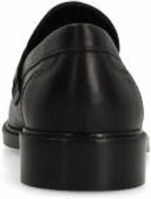 Manfield leren loafers met studs zwart