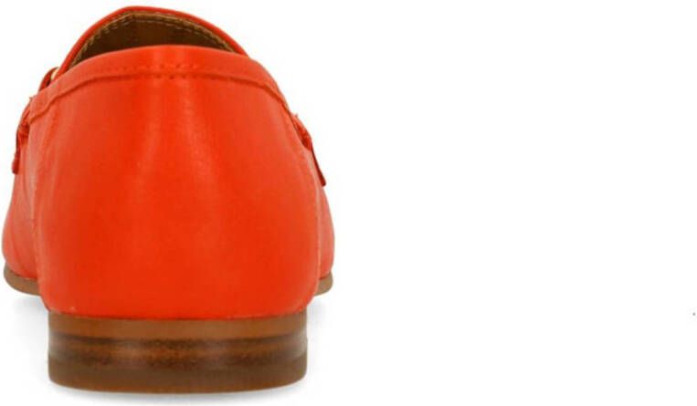 Manfield leren loafers rood