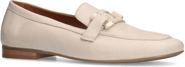 Manfield leren loafers roomwit