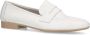 Manfield Dames Witte leren loafers - Thumbnail 4