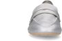 Manfield Dames Zilveren leren loafers - Thumbnail 5