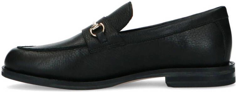 Manfield leren loafers zwart