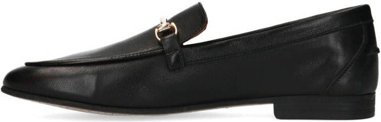 Manfield leren loafers zwart