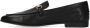 Manfield Dames Zwarte leren loafers - Thumbnail 3