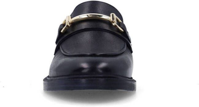 Manfield leren loafers zwart