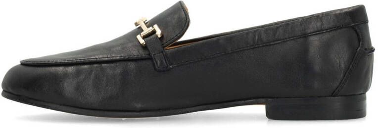 Manfield leren loafers zwart