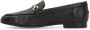 Manfield Dames Zwarte leren loafers - Thumbnail 4
