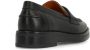 Manfield Dames Klassieke zwarte leren loafers - Thumbnail 3