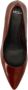 Manfield Dames Burgundy lakleren pumps - Thumbnail 4