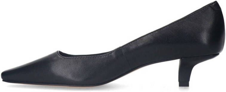 Manfield leren pumps zwart