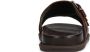 Manfield Heren Bruine leren slippers - Thumbnail 2