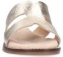 Manfield Dames Goudkleurige metallic slippers - Thumbnail 3