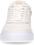 Manfield Heren Witte leren sneakers - Thumbnail 3