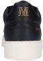 Manfield Heren Zwarte leren sneakers - Thumbnail 2