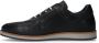Manfield Heren Zwarte leren sneakers - Thumbnail 2