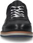 Manfield Heren Zwarte leren sneakers - Thumbnail 3