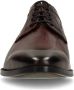 Black Label Heren Burgundy leren veterschoenen - Thumbnail 2