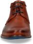 Manfield leren veterschoenen cognac - Thumbnail 3