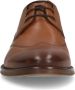 Manfield Heren Cognac leren veterschoenen - Thumbnail 5