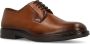 Manfield Heren Cognac leren veterschoenen - Thumbnail 2