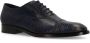 Manfield leren veterschoenen donkerblauw - Thumbnail 2