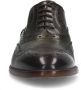 Manfield Heren Groene leren veterschoenen - Thumbnail 4