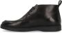 Manfield Heren Zwarte leren veterschoenen - Thumbnail 2