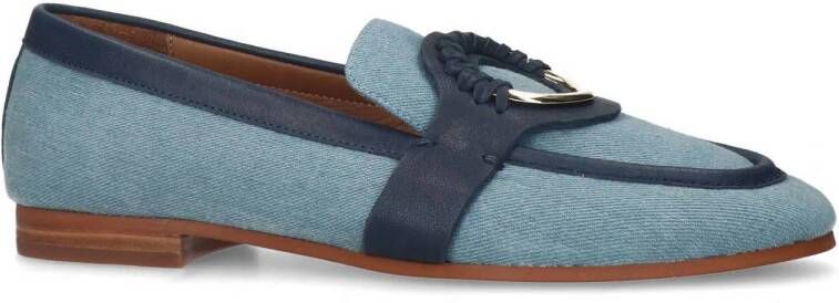 Manfield denim loafers blauw