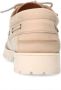 Manfield Heren Beige nubuck veterschoenen - Thumbnail 4