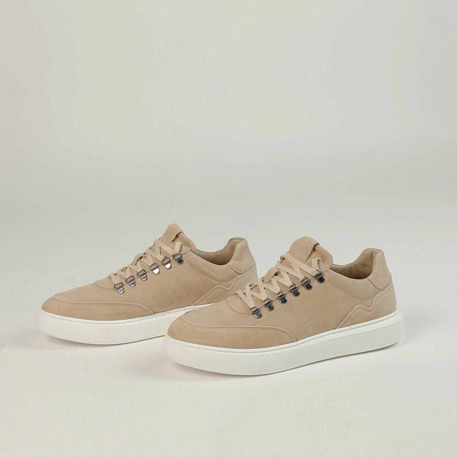 Manfield nubuck sneakers beige