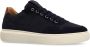 Manfield nubuck sneakers donkerblauw - Thumbnail 4