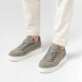 Manfield Heren Grijze nubuck sneakers - Thumbnail 2